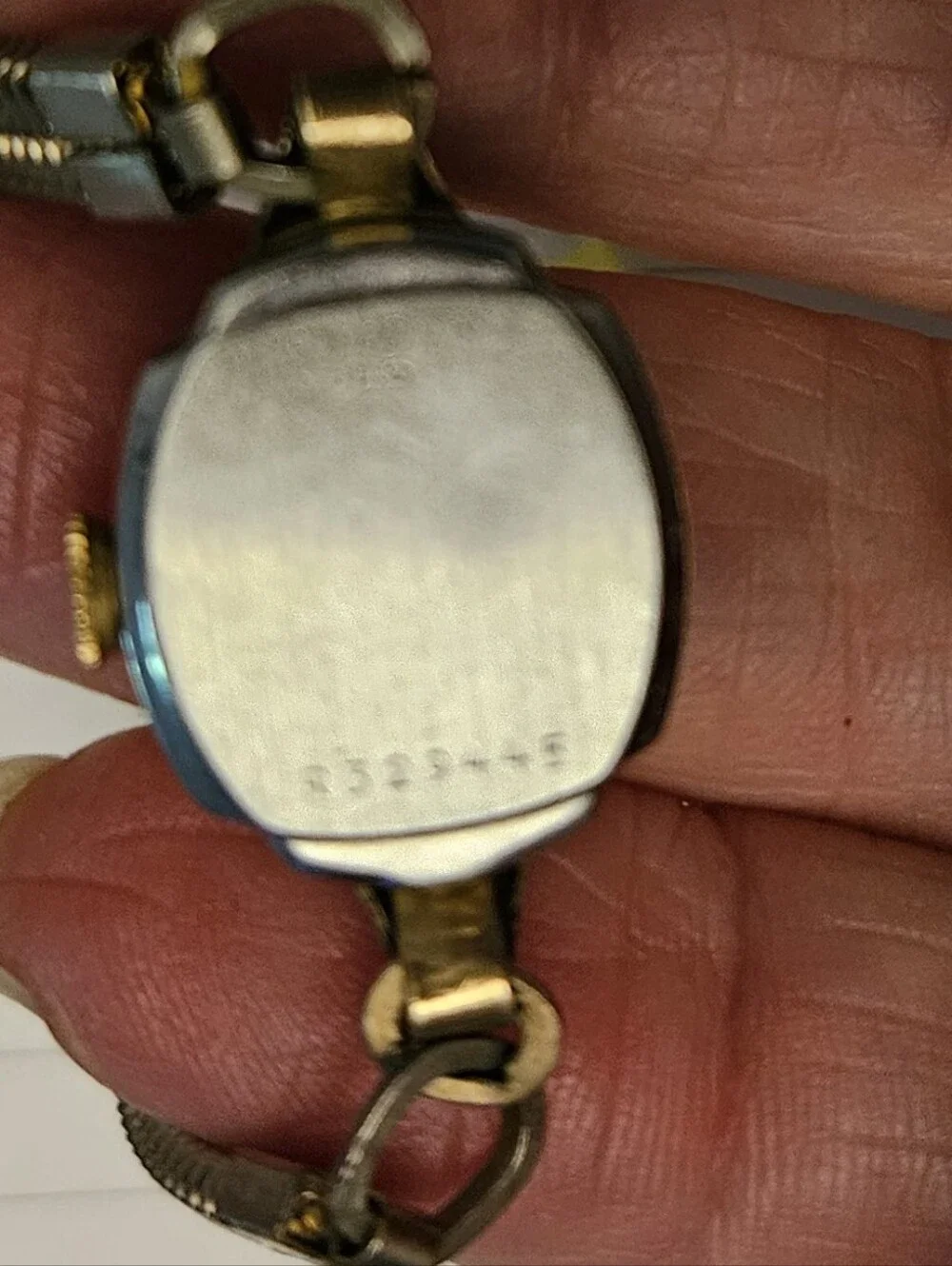 Bulova Gold-Tone Women's Bracelet Watch with Silver Chain